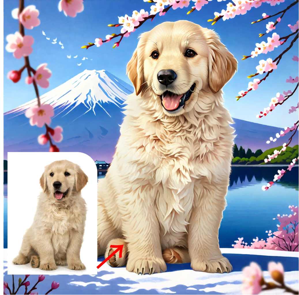 🐶あなただけのペットアートを作ろう!